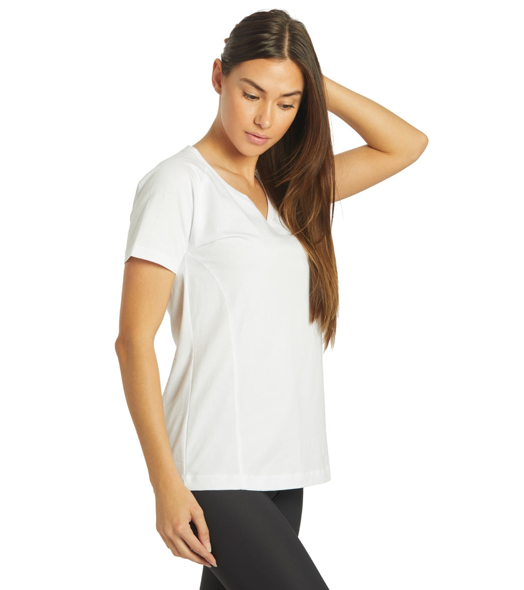 Arena Women's Team Line Short Sleeve V Neck T Shirt