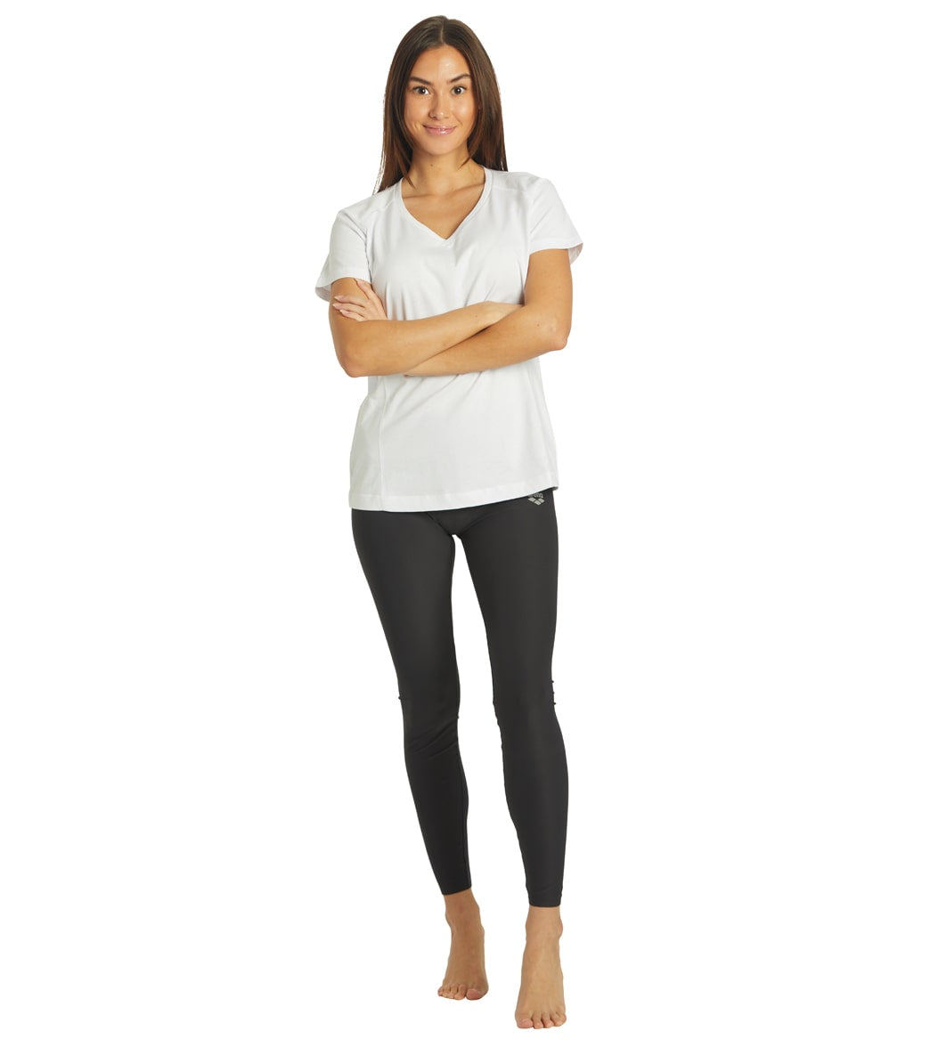 Arena Women's Team Line Short Sleeve V Neck T Shirt