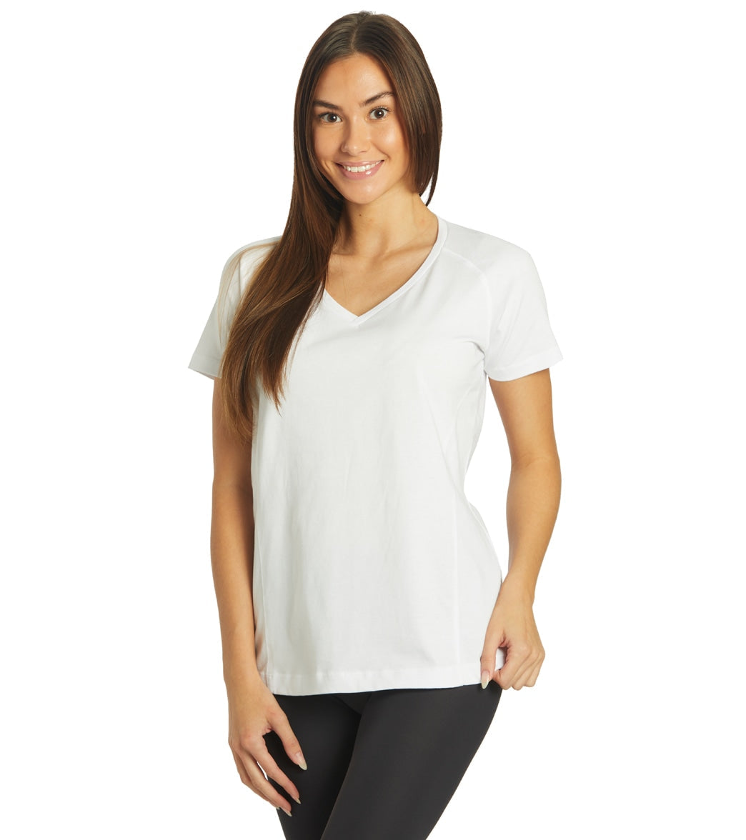 Arena Women's Team Line Short Sleeve V Neck T Shirt