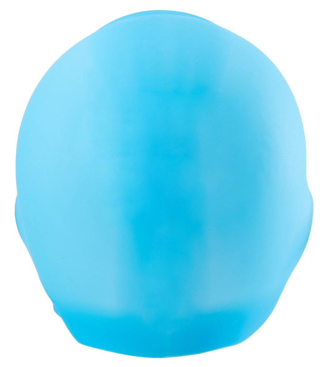 TYR Junior Long Hair Wrinkle Free Silicone Swim Cap