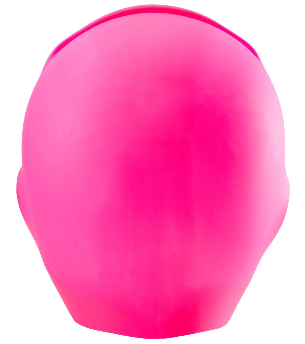 TYR Junior Long Hair Wrinkle Free Silicone Swim Cap