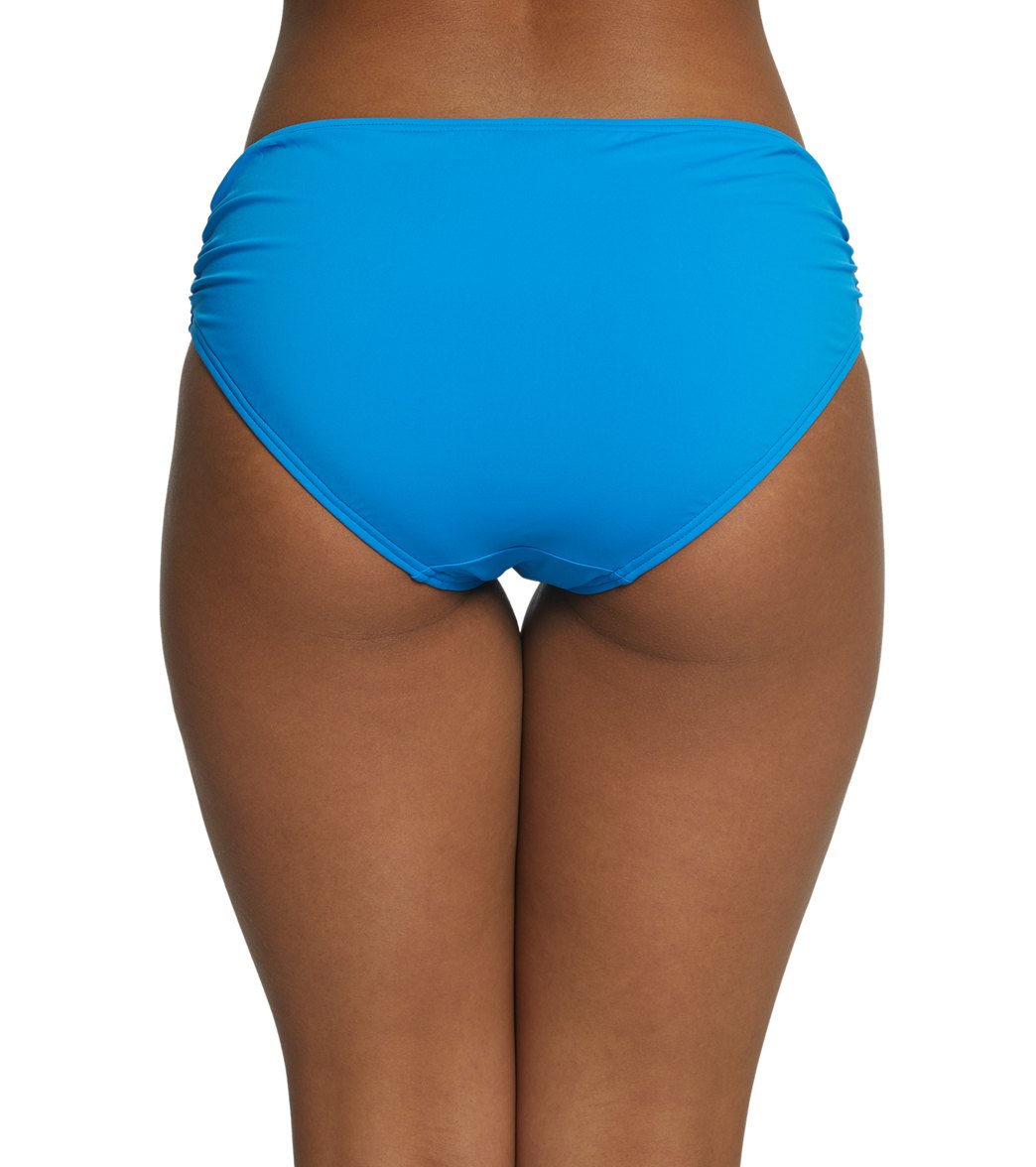 Coco Reef Classic Solid Side Shirred Bikini Bottom