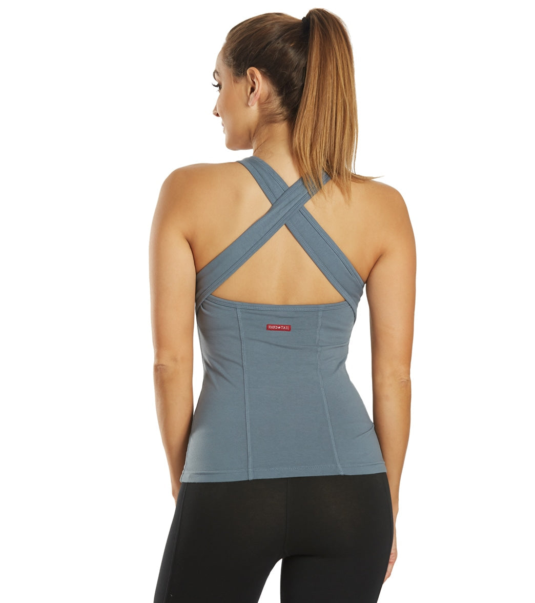 Hard Tail Open Back Support Tank Top