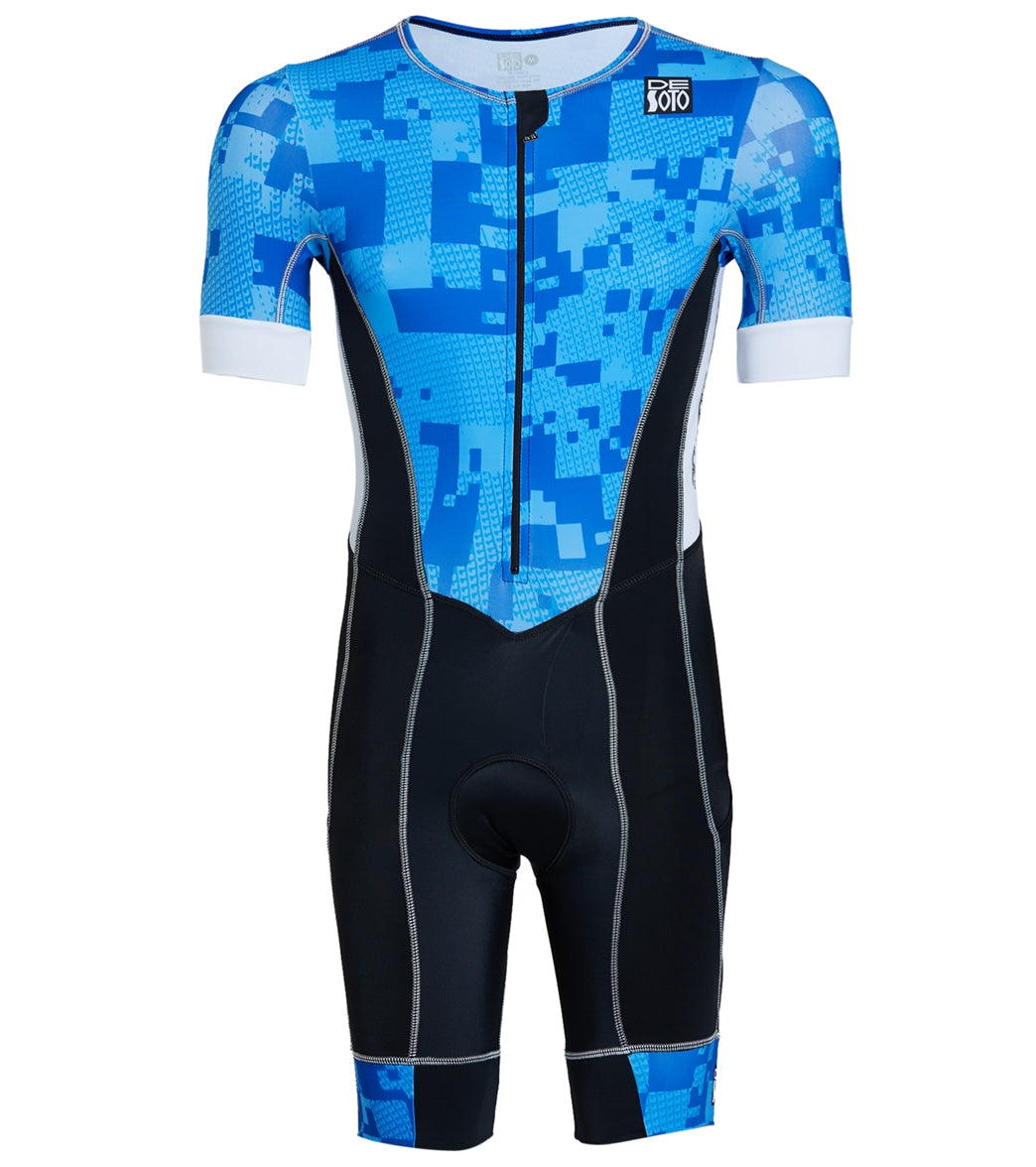 DeSoto Men's Short Sleeve Forza Tri Suit