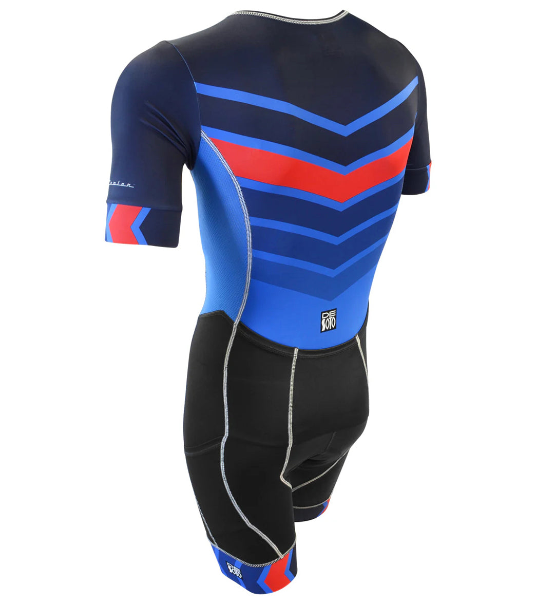 DeSoto Men's Short Sleeve Forza Tri Suit