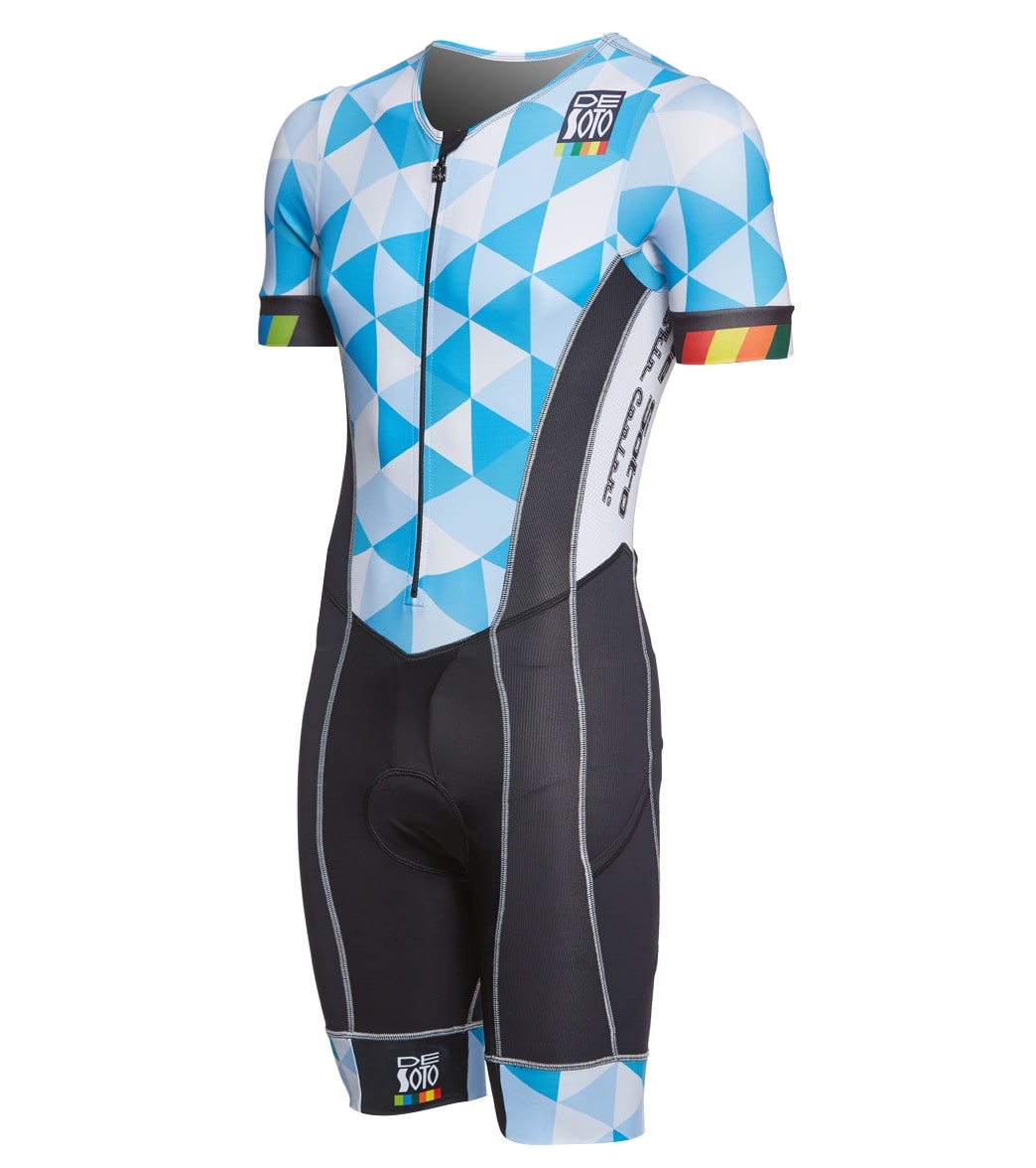 DeSoto Men's Short Sleeve Forza Tri Suit