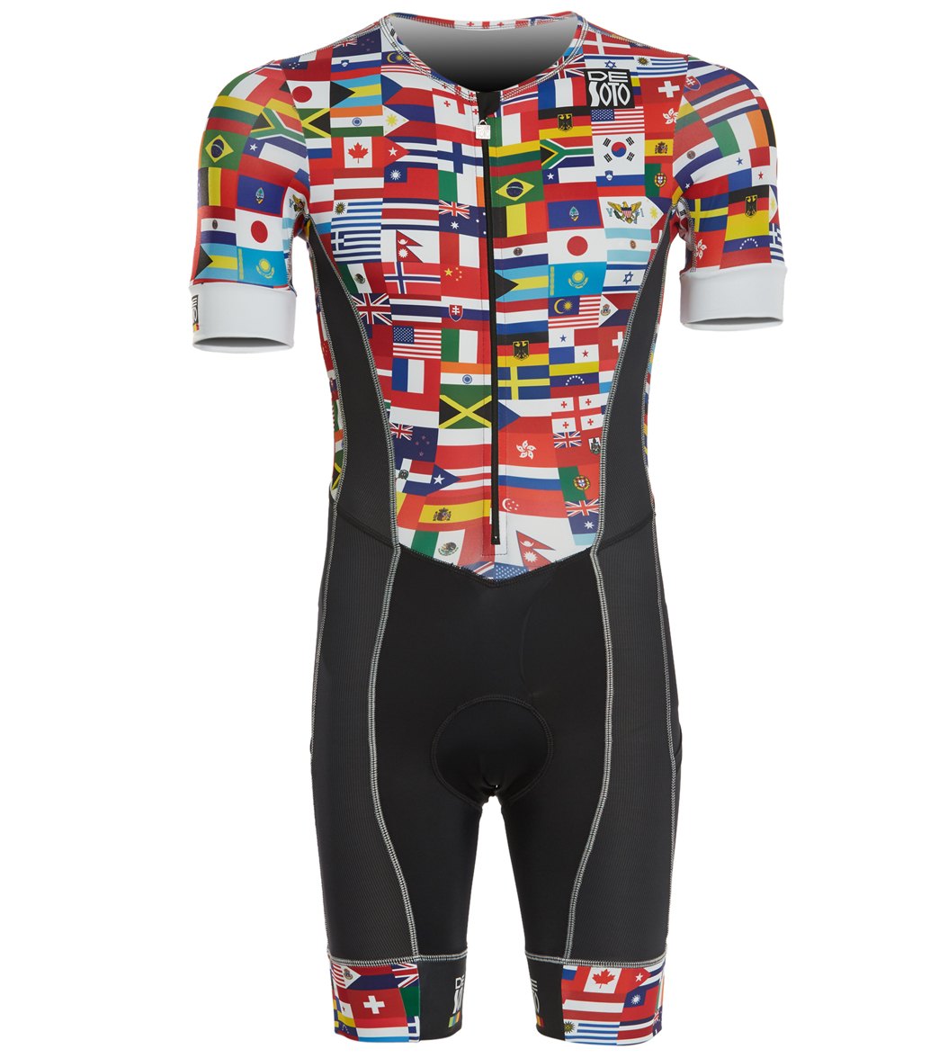DeSoto Men's Short Sleeve Forza Tri Suit