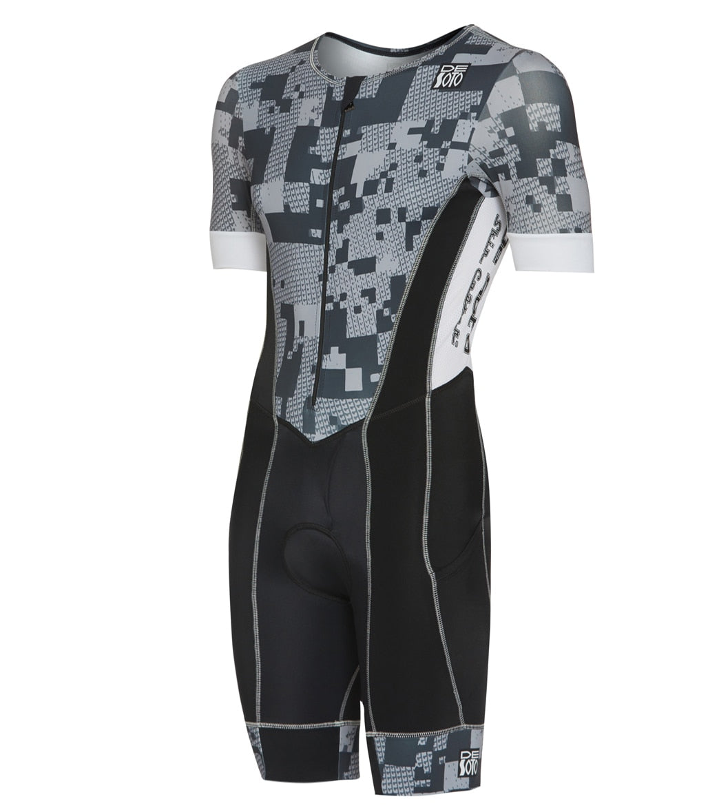 DeSoto Men's Short Sleeve Forza Tri Suit