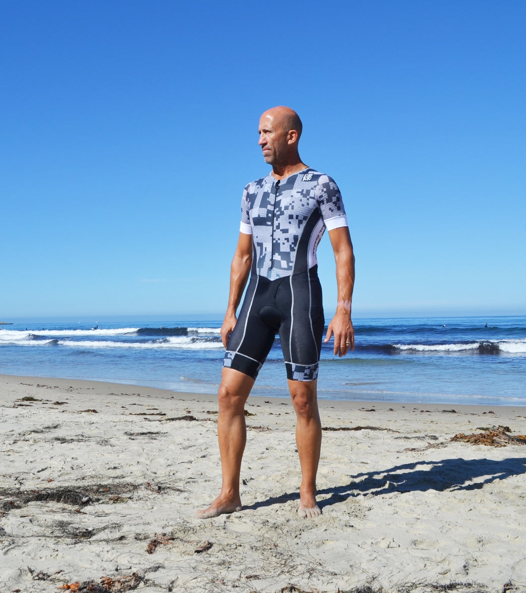 DeSoto Men's Short Sleeve Forza Tri Suit