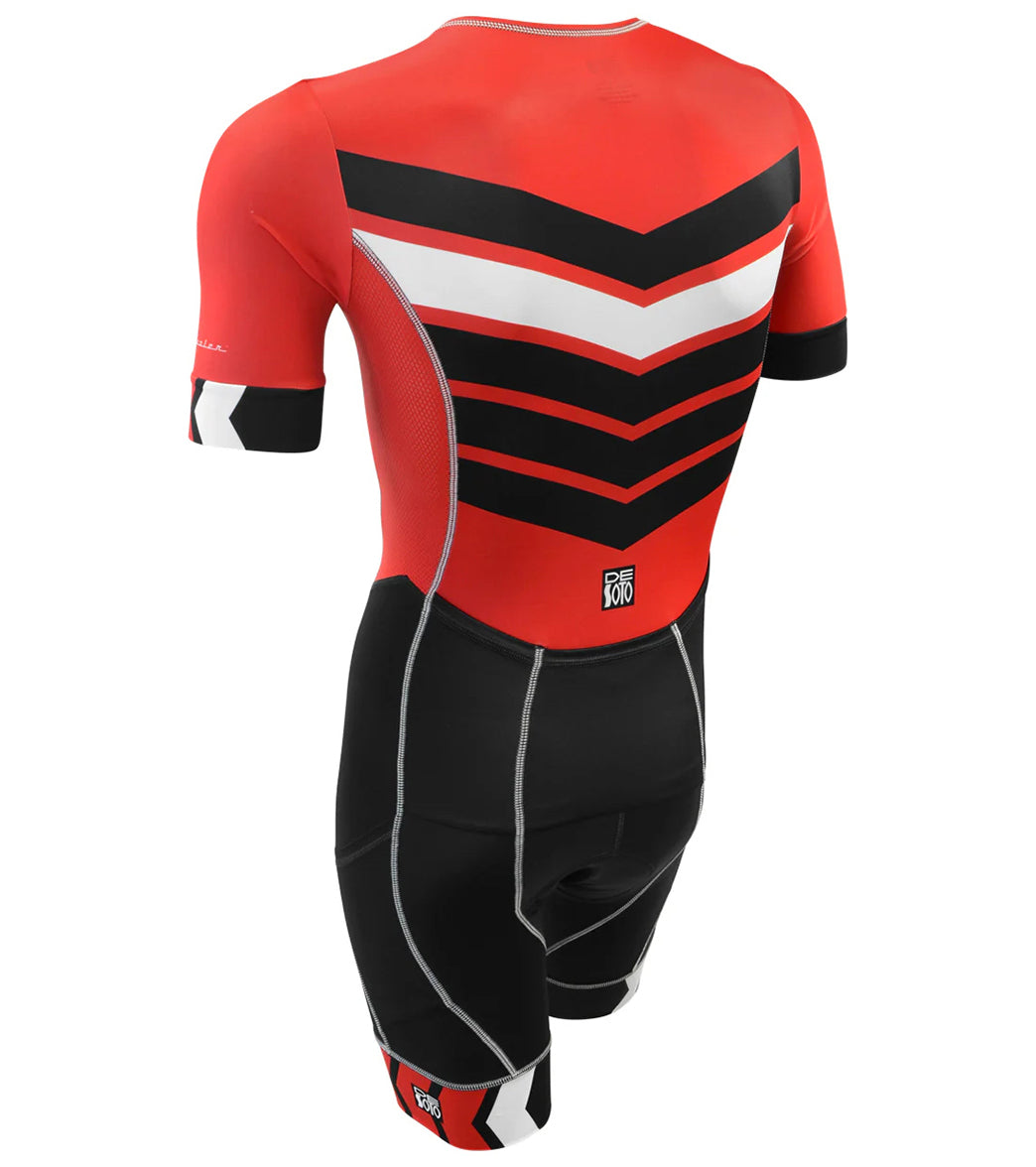 DeSoto Men's Short Sleeve Forza Tri Suit