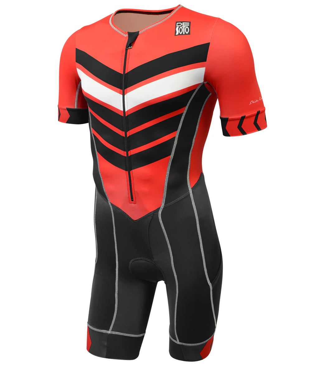 DeSoto Men's Short Sleeve Forza Tri Suit