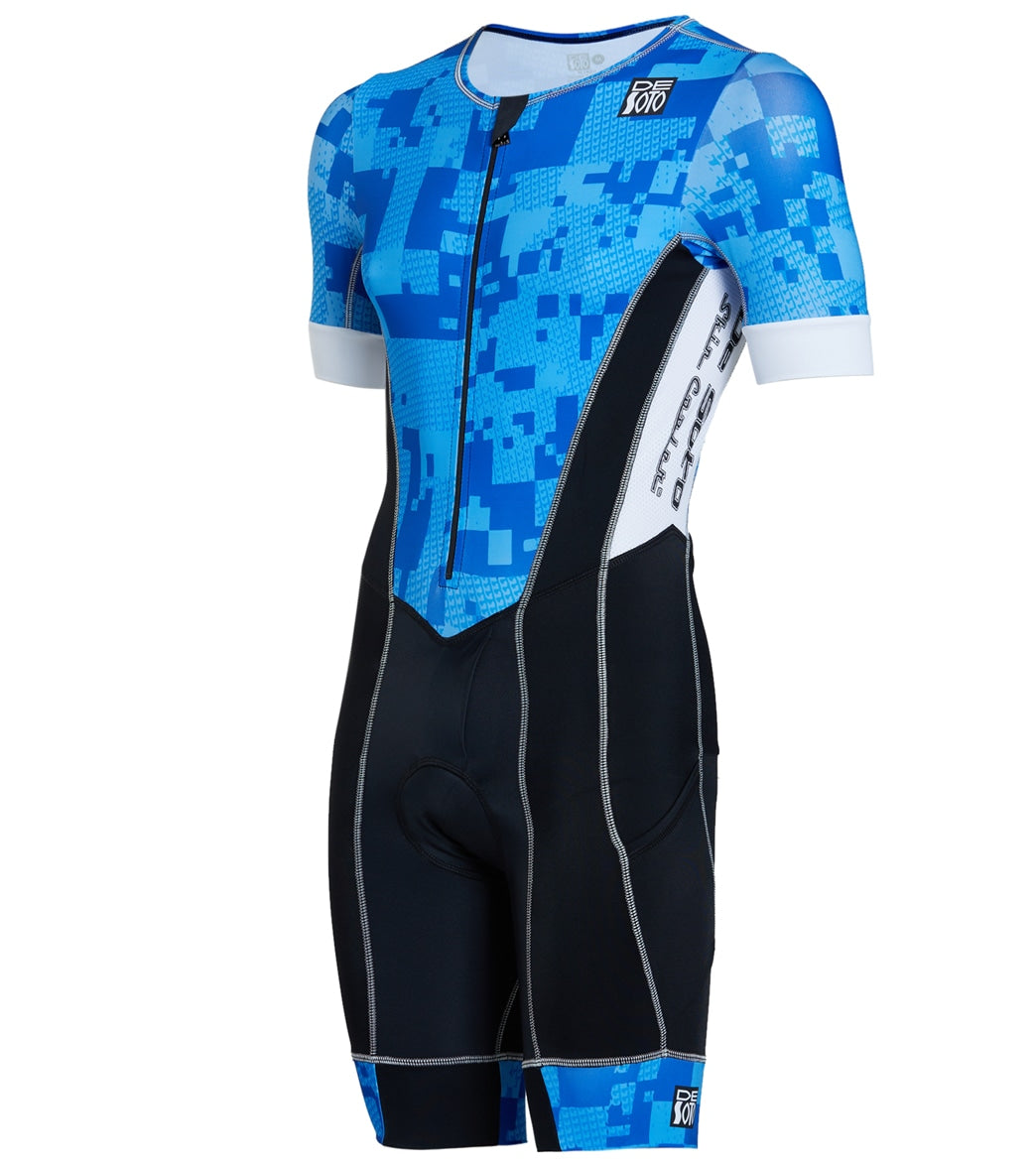 DeSoto Men's Short Sleeve Forza Tri Suit