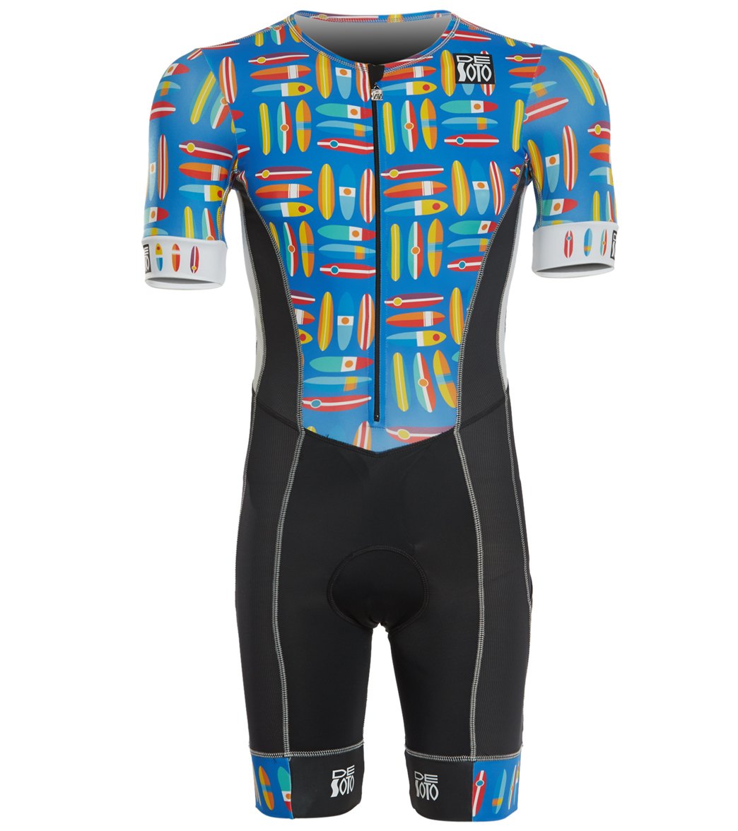 DeSoto Men's Short Sleeve Forza Tri Suit