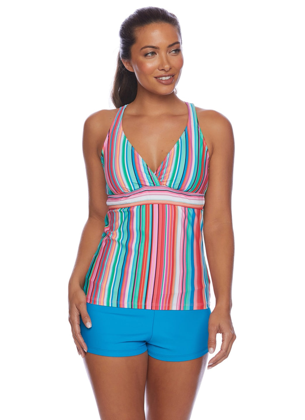 Next by Athena Women's Good Karma Jump-Start Swim Short