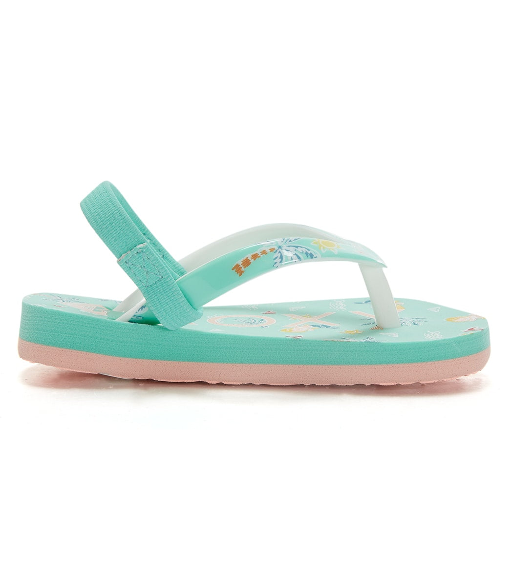 Roxy Girls' Pebbles VI Sandal (Toddler)