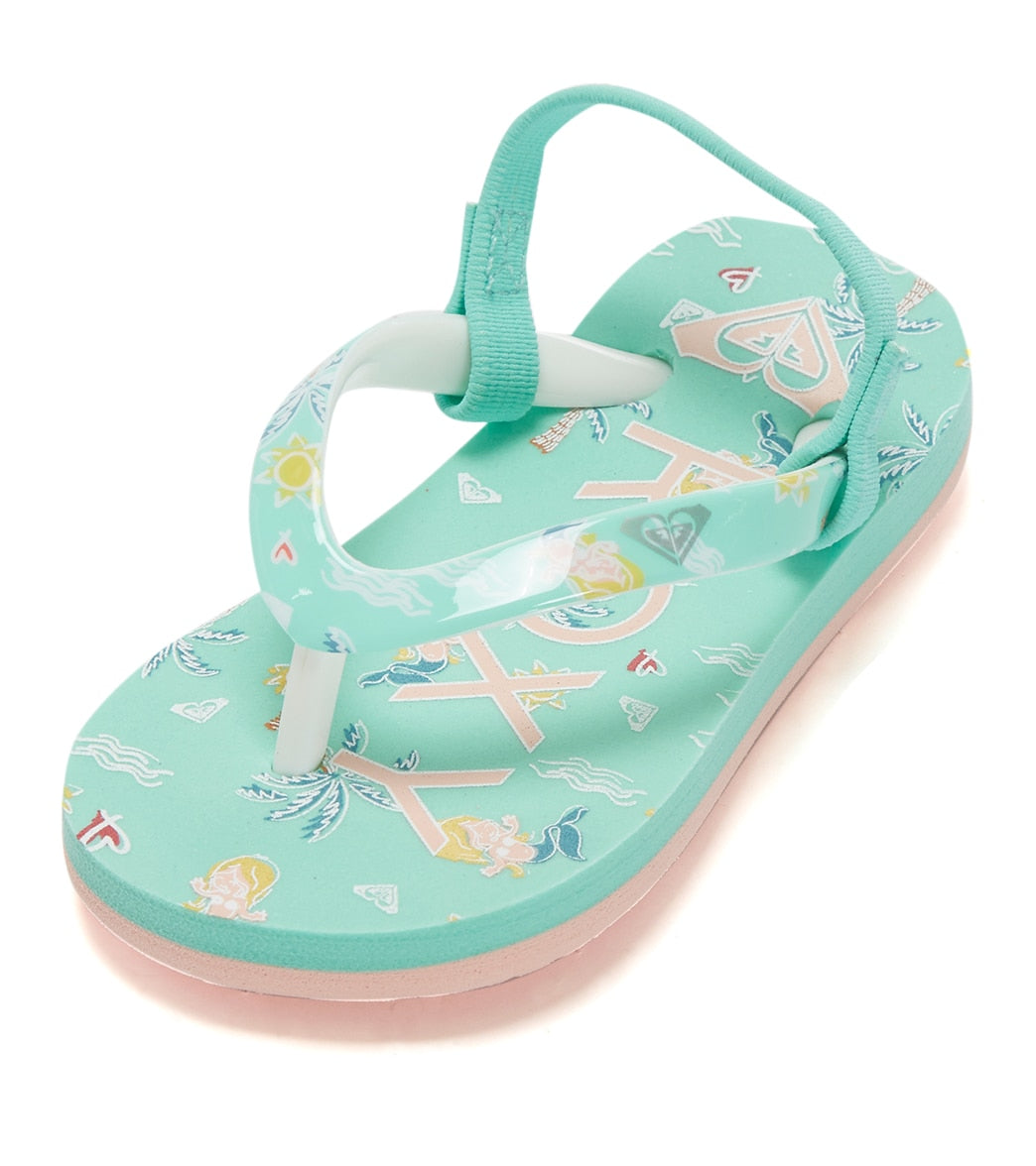 Roxy Girls' Pebbles VI Sandal (Toddler)