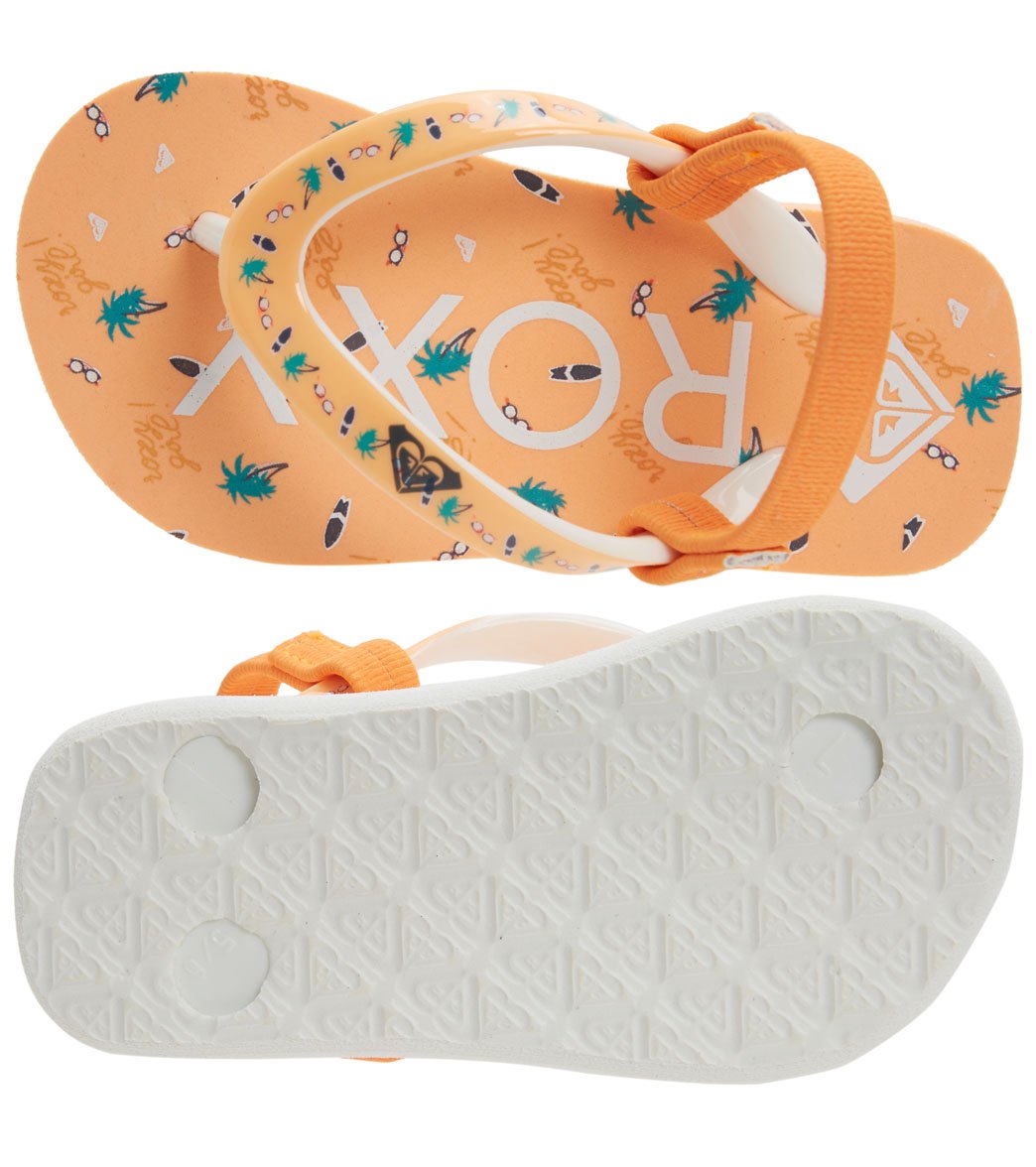 Roxy Girls' Pebbles VI Sandal (Toddler)