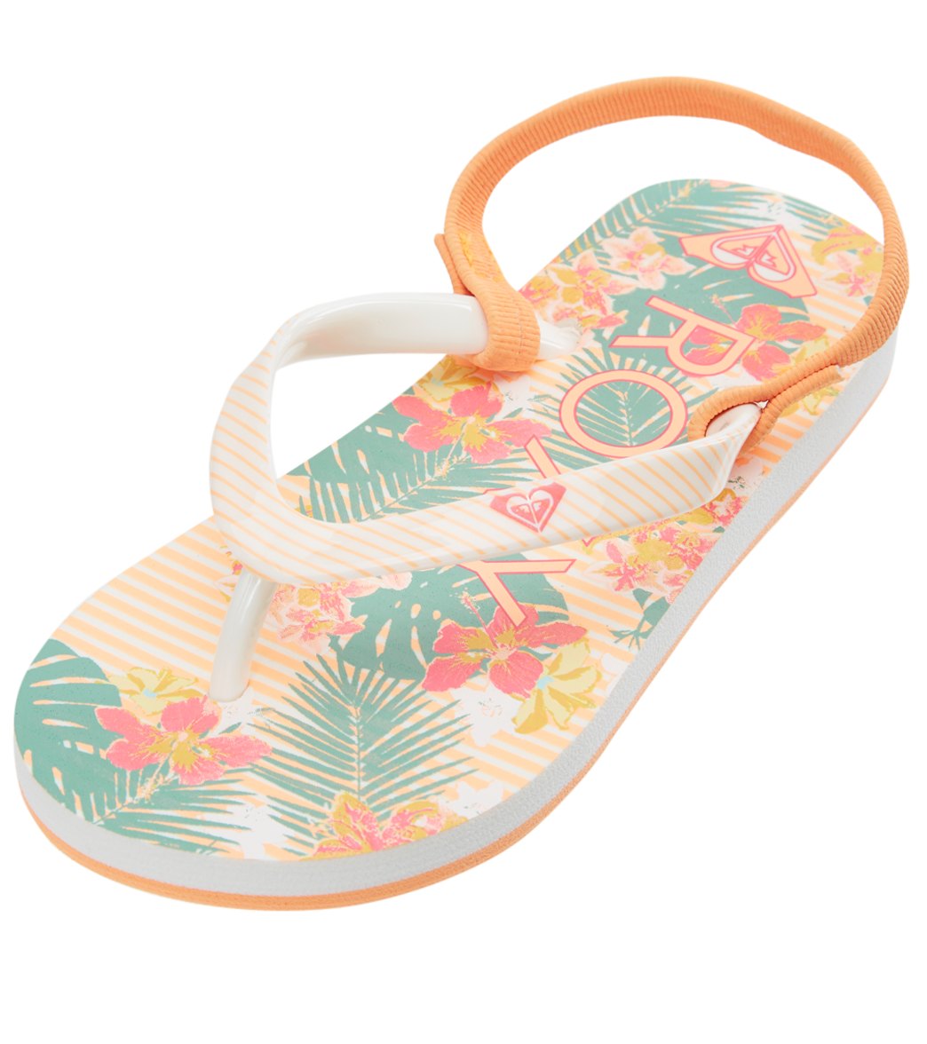 Roxy Girls' Pebbles VI Sandal (Toddler)