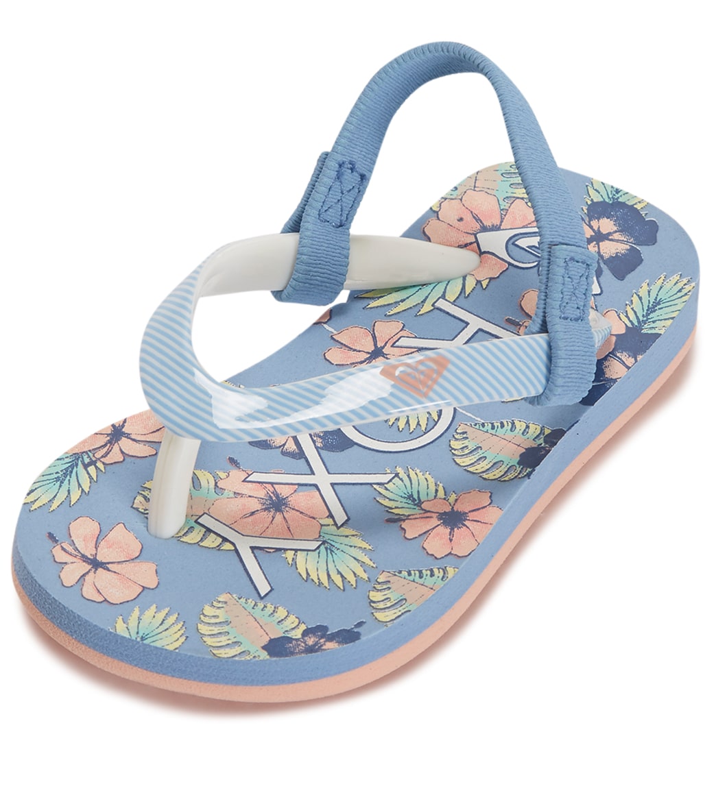 Roxy Girls' Pebbles VI Sandal (Toddler)
