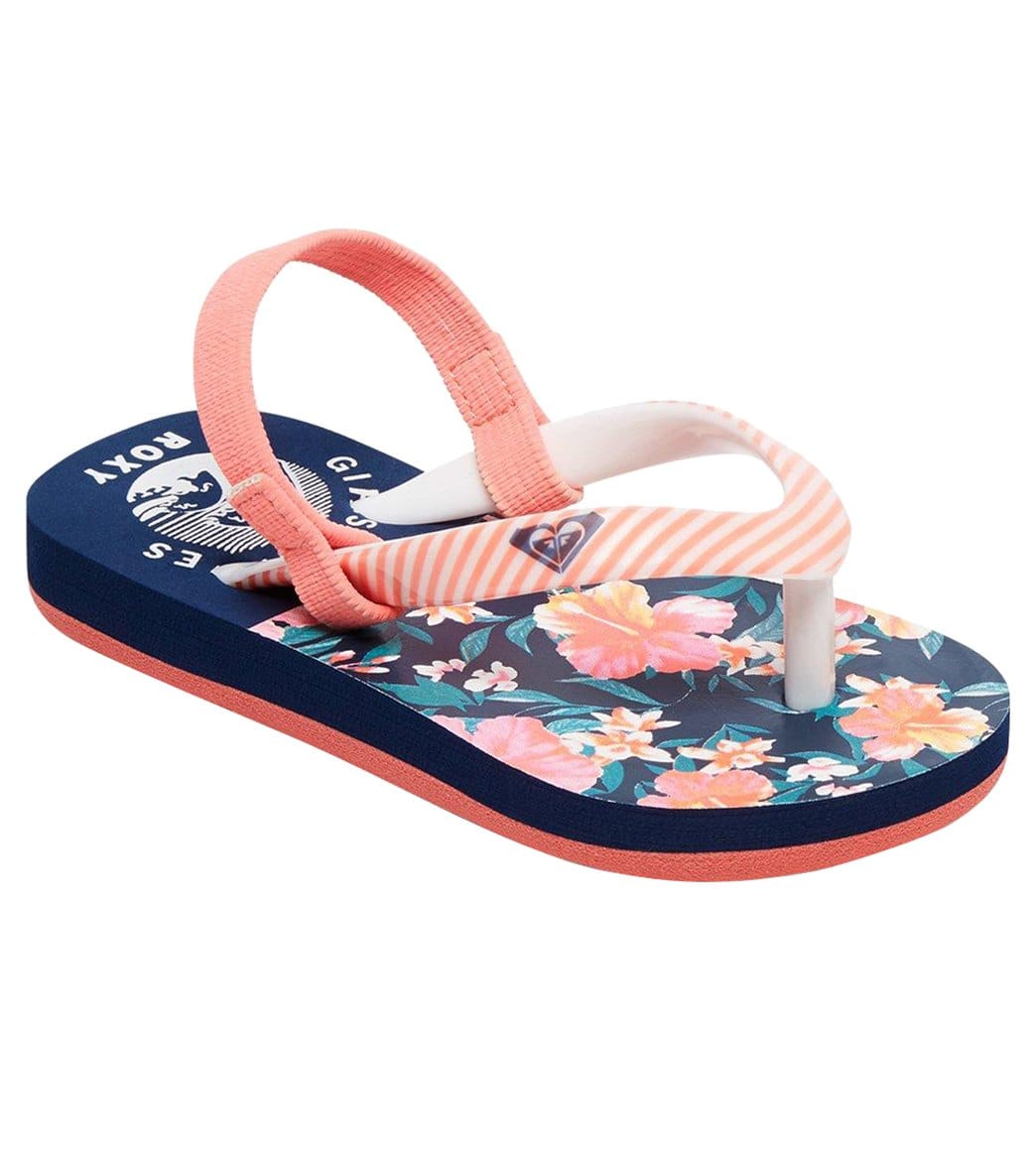 Roxy Girls' Pebbles VI Sandal (Toddler)