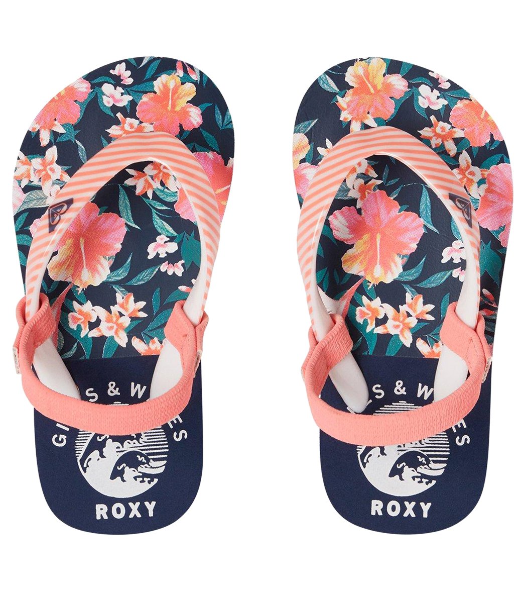 Roxy Girls' Pebbles VI Sandal (Toddler)