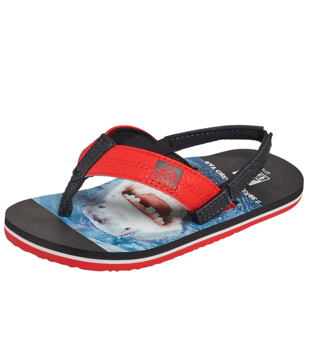 Reef Boy's Grom Photos Sandal (Toddler, Little Kid)