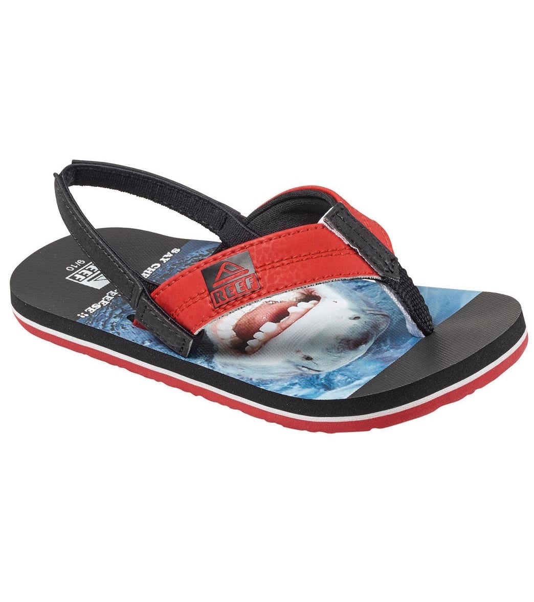 Reef Boy's Grom Photos Sandal (Toddler, Little Kid)