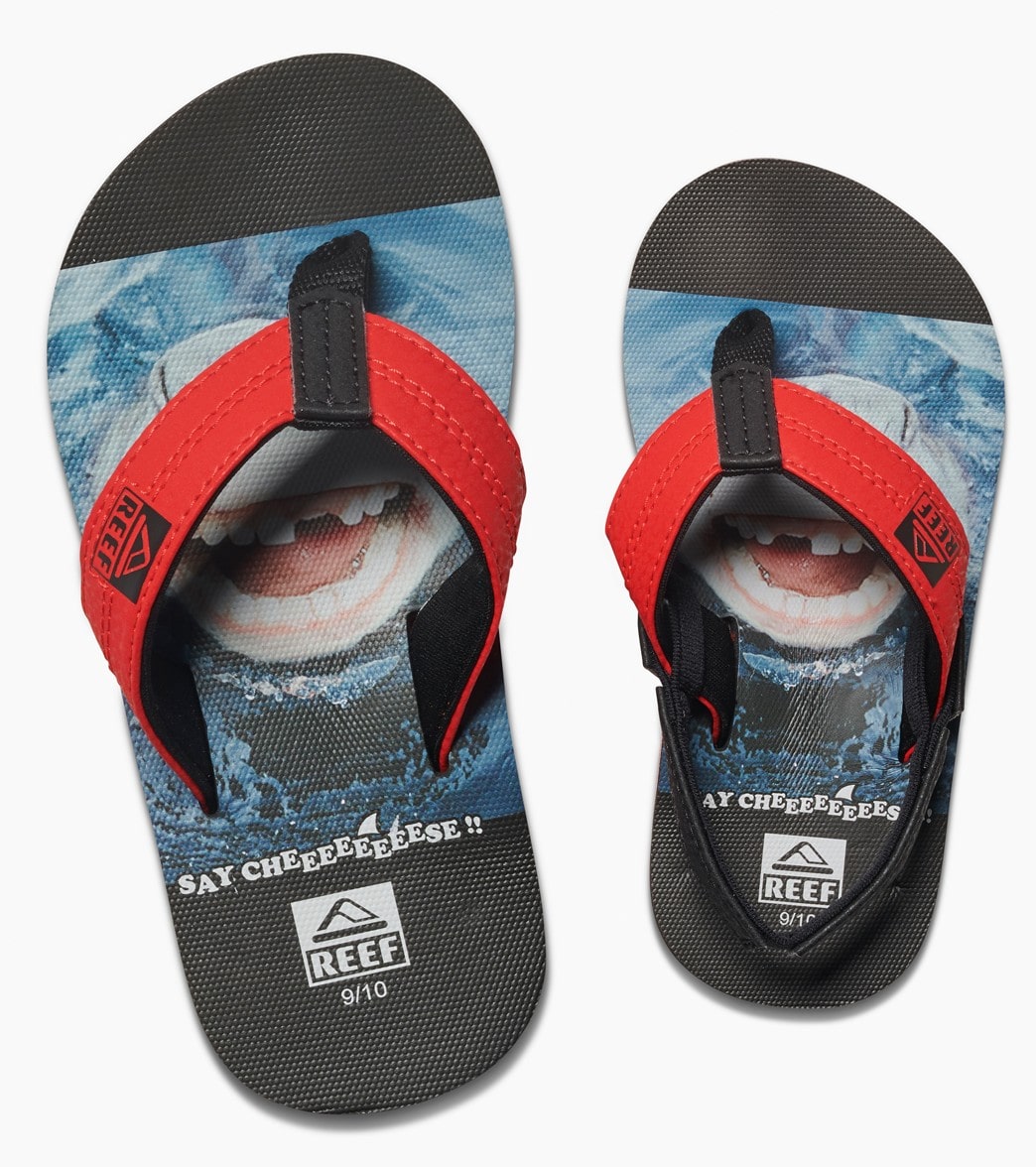 Reef Boy's Grom Photos Sandal (Toddler, Little Kid)