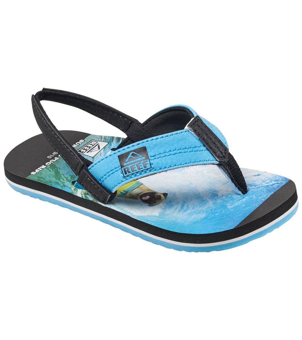 Reef Boy's Grom Photos Sandal (Toddler, Little Kid)