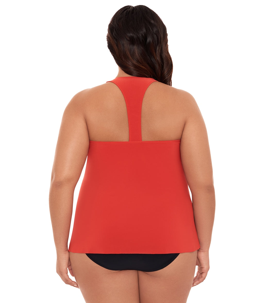 Magicsuit by Miraclesuit Plus Size Taylor Tankini Top