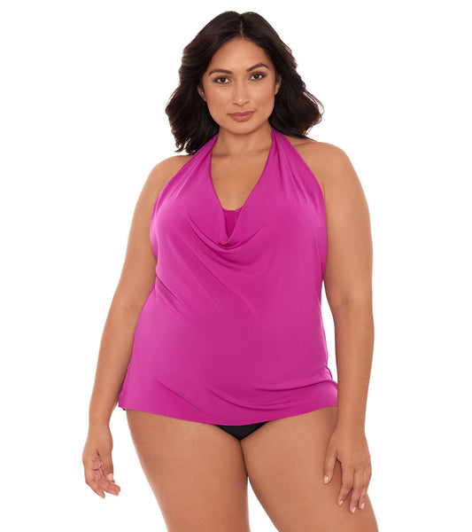 Magicsuit by Miraclesuit Plus Size Sophie Tankini Top