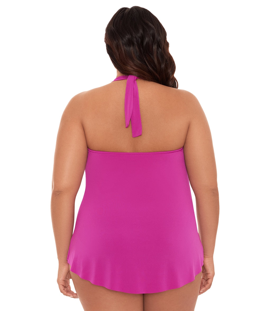 Magicsuit by Miraclesuit Plus Size Sophie Tankini Top