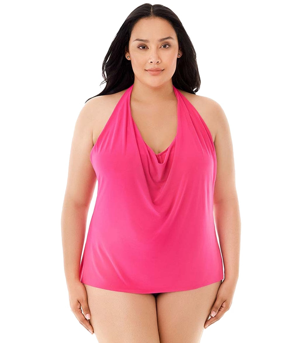 Magicsuit by Miraclesuit Plus Size Sophie Tankini Top