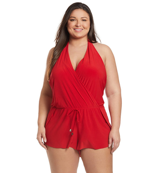 Magicsuit by Miraclesuit Plus Size Bianca Swim Romper