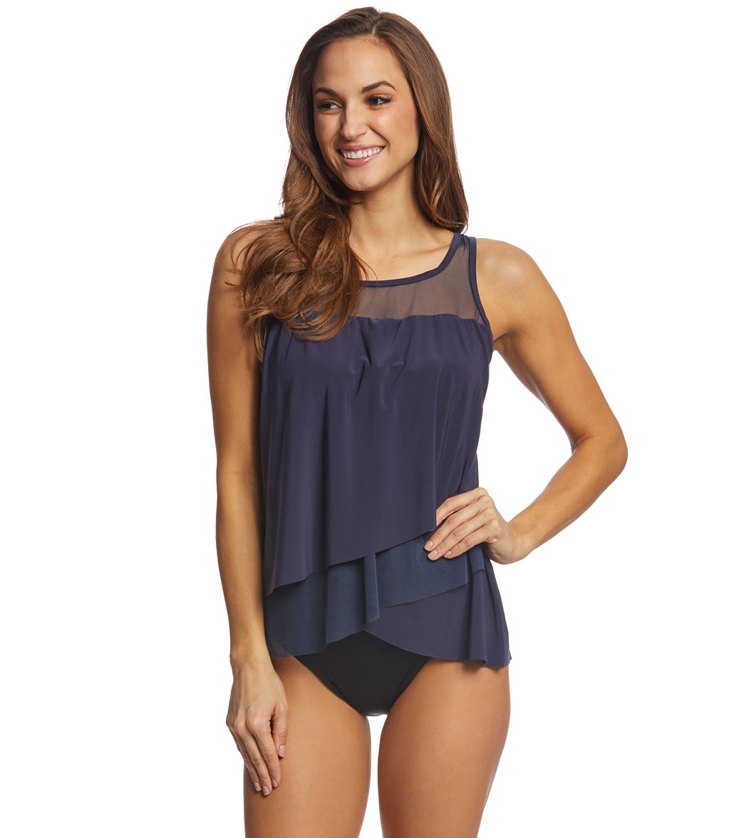Miraclesuit Illusionists Mirage Underwire Tankini Top (DD Cup)