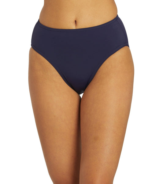 Fit4U Solid High Waist Bikini Bottom