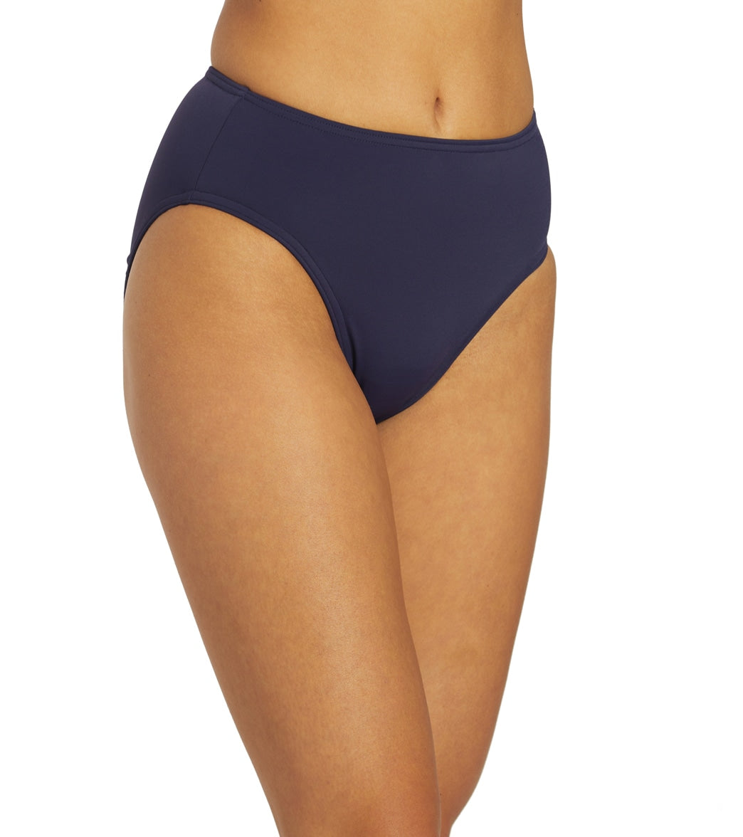 Fit4U Solid High Waist Bikini Bottom