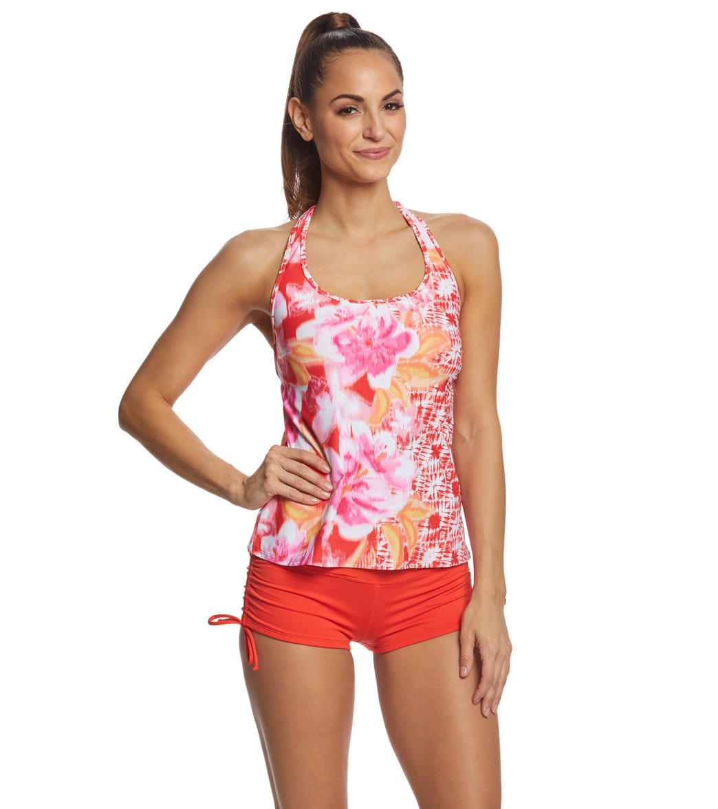 Beach House Paloma Beach Solids Blake Chlorine Resistant Side Tie Swim Short