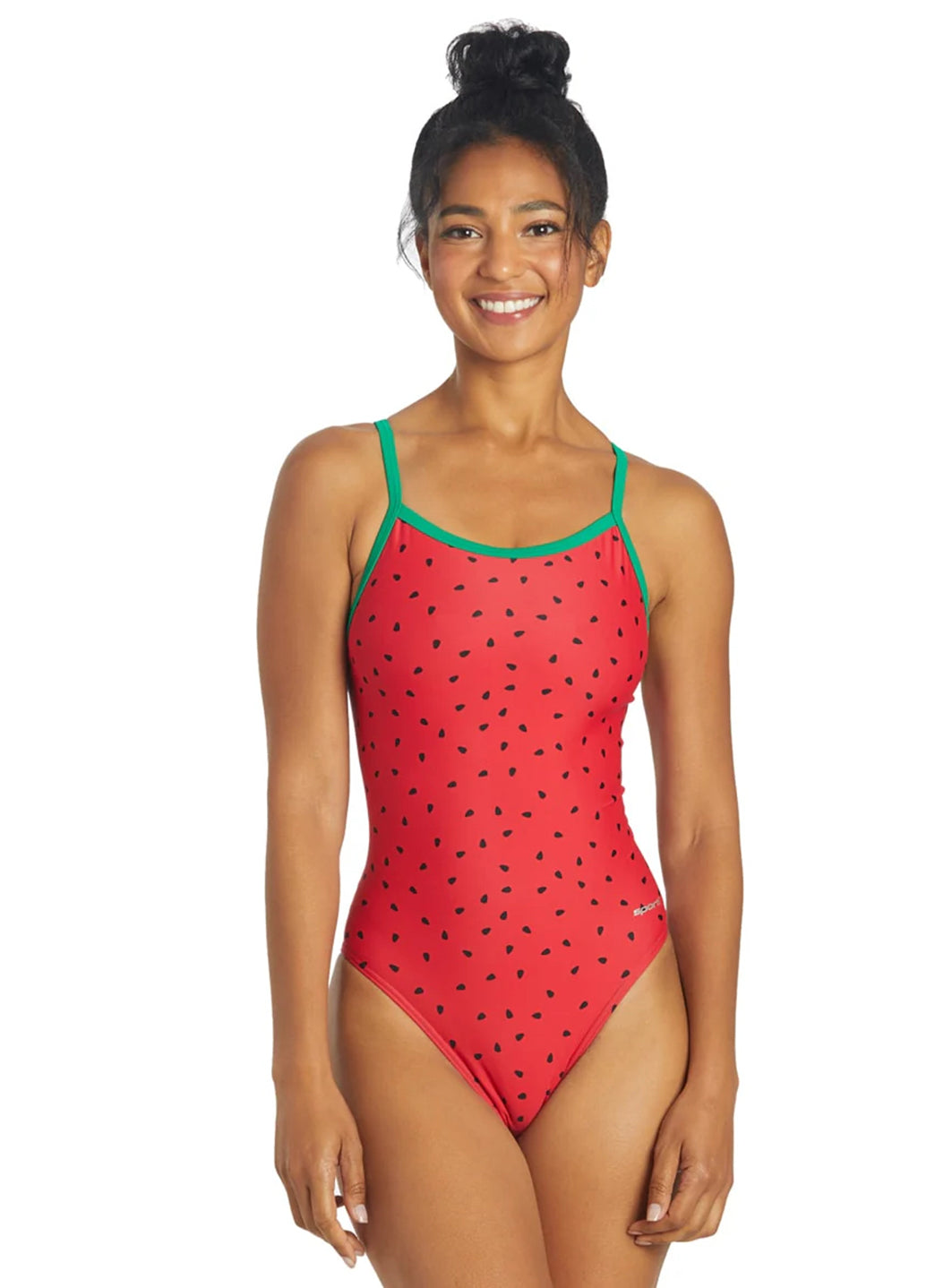 Sporti Watermelon Thin Strap One Piece Swimsuit (22-44)