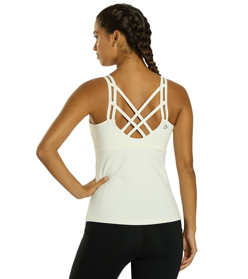 Everyday Yoga Radiant Solid Strappy Back Support Tank