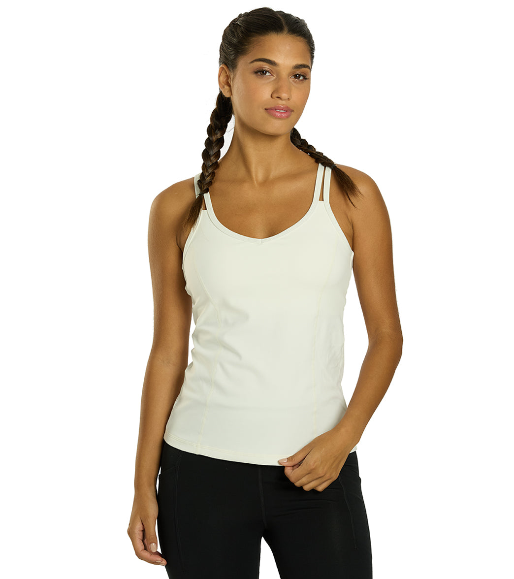 Everyday Yoga Radiant Solid Strappy Back Support Tank