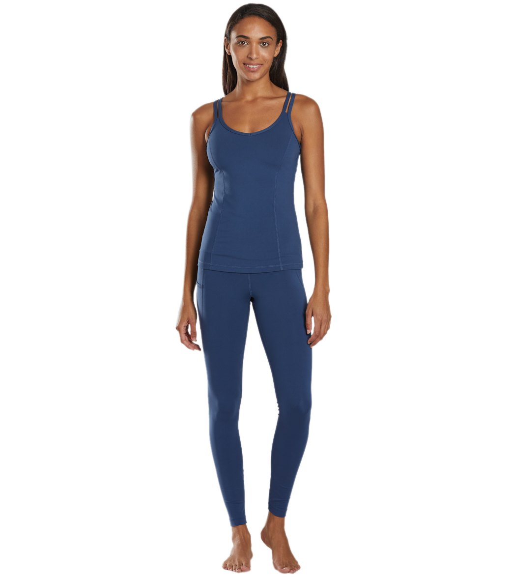 Everyday Yoga Radiant Solid Strappy Back Support Tank