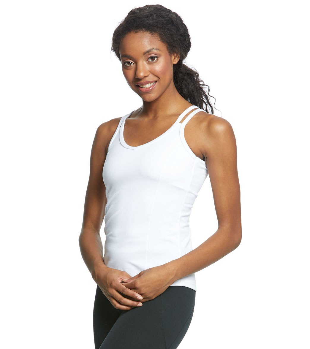 Everyday Yoga Radiant Solid Strappy Back Support Tank