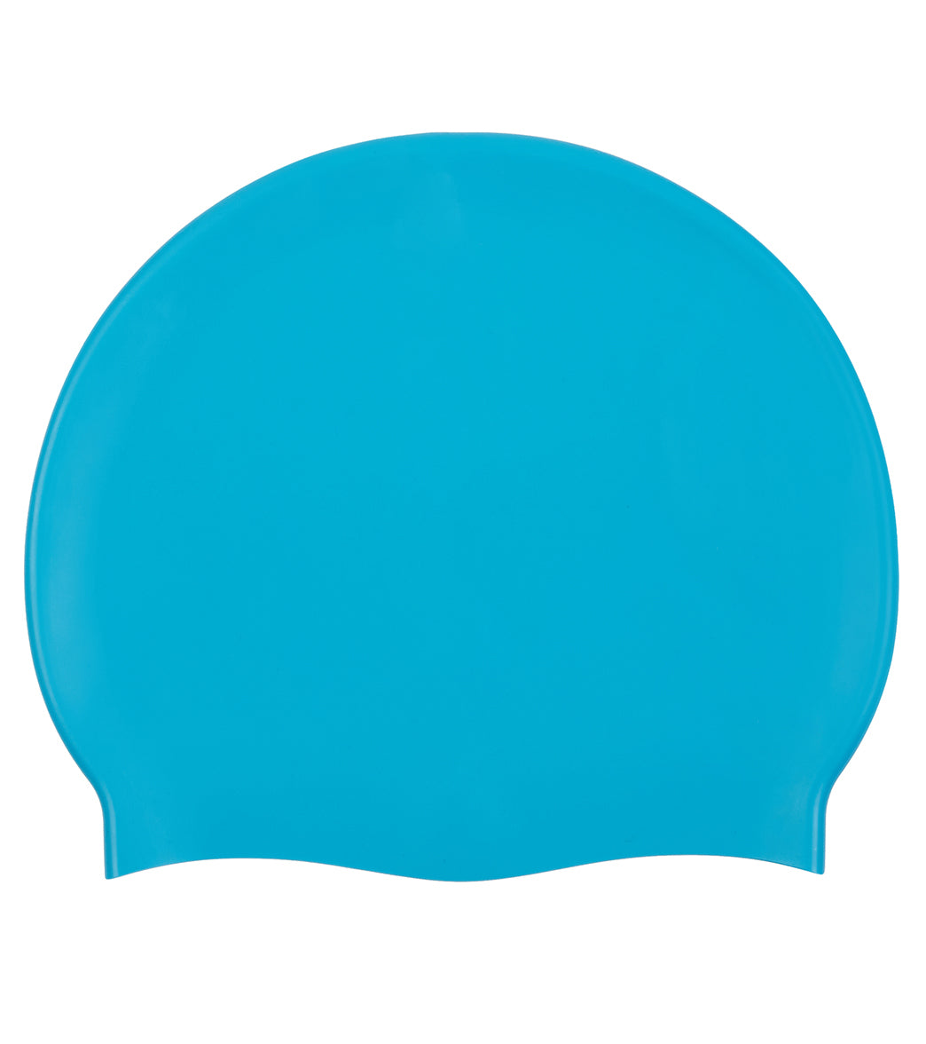 Sporti Solid Neon Silicone Swim Cap
