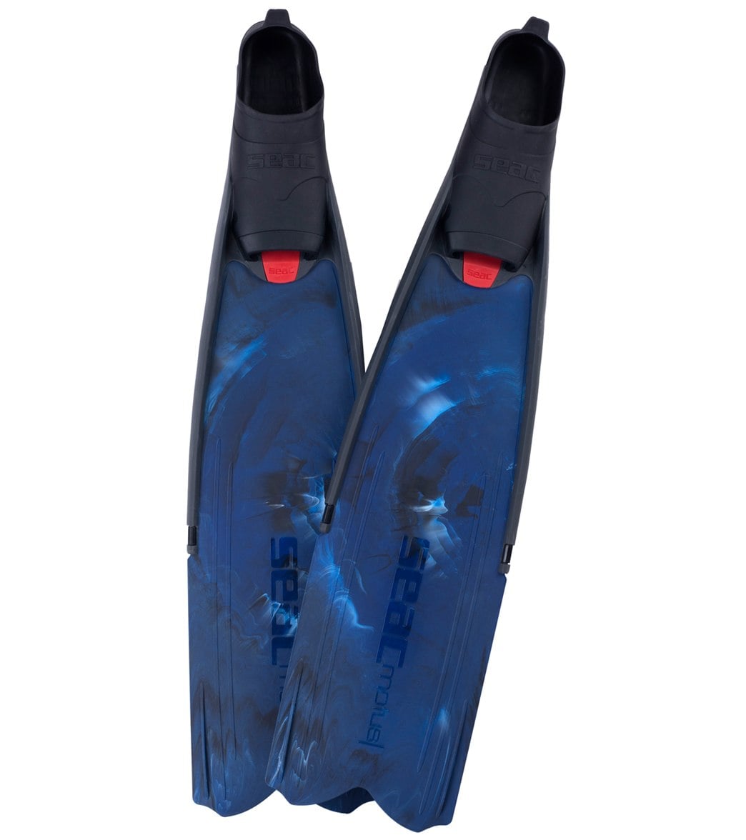 Seac USA Motus Camo Blue Free Dive Fins