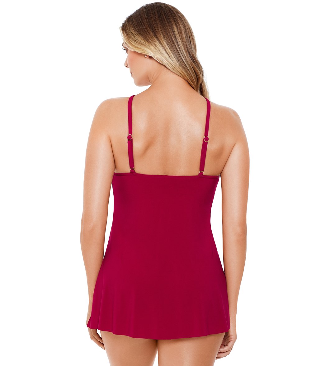 Magicsuit by Miraclesuit Solid Parker Swim Dress