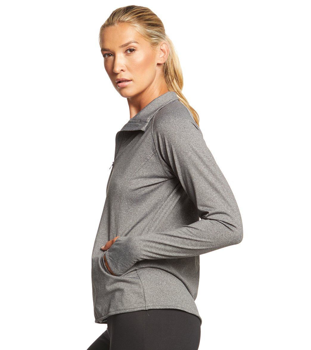 SwimOutlet Women's Sport-Tek® Sport-Wick® Stretch 1/2-Zip Pullover