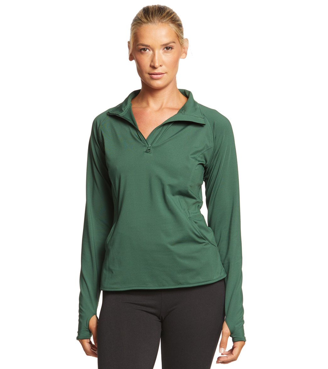 SwimOutlet Women's Sport-Tek® Sport-Wick® Stretch 1/2-Zip Pullover