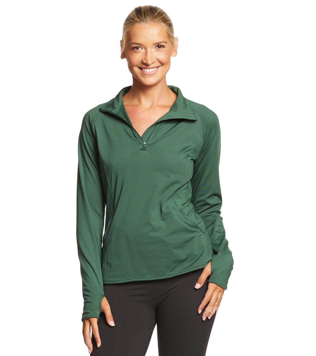 SwimOutlet Women's Sport-Tek® Sport-Wick® Stretch 1/2-Zip Pullover