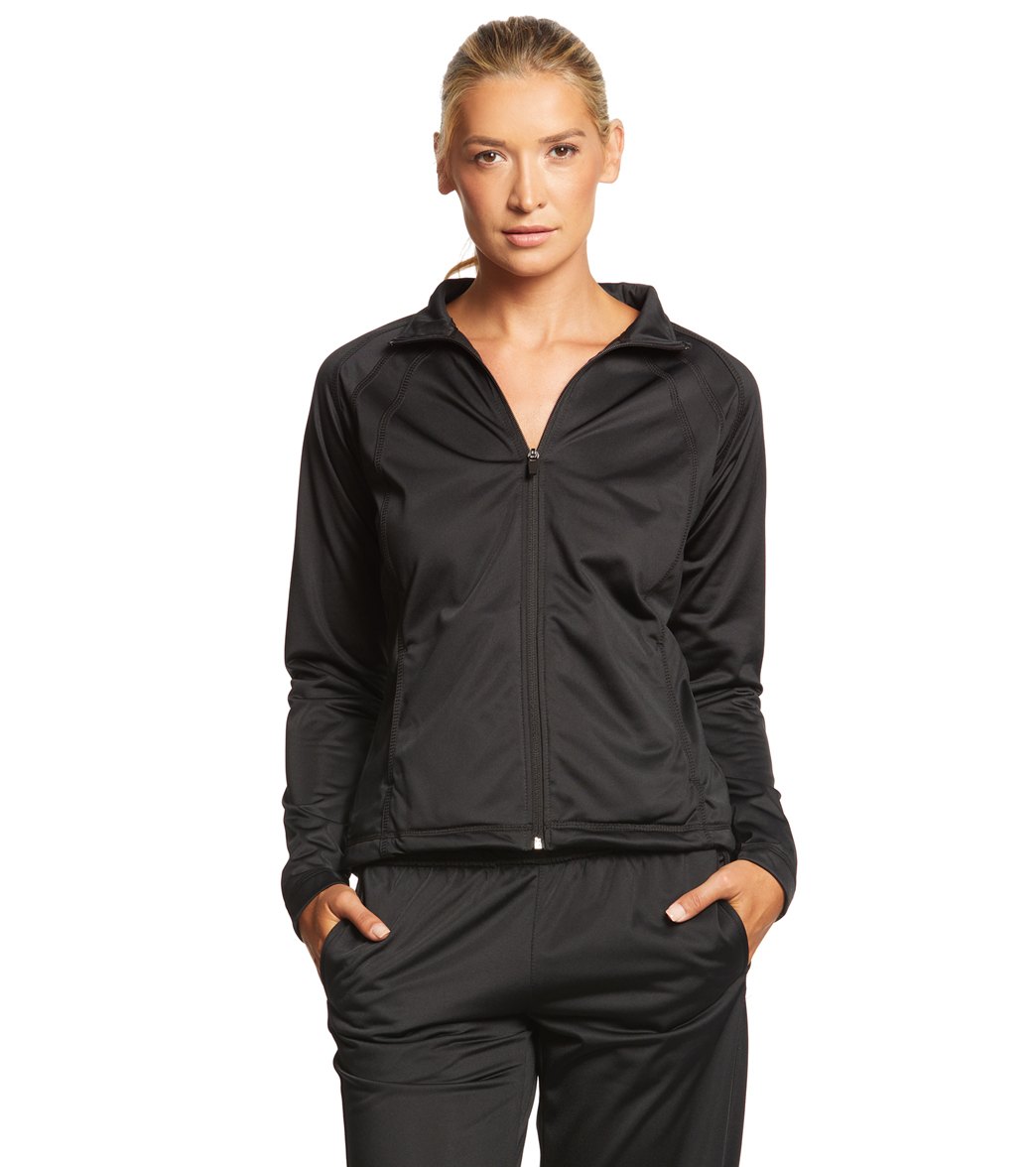 SwimOutlet Women's Sport-Tek® Tricot Track Jacket